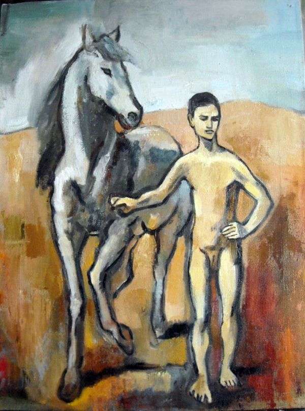 Мальчик   ведущий лошадь   Пабло Пикассо